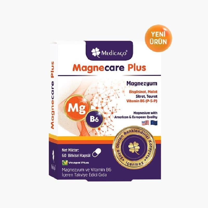 MEDİCAGO Medicago Magnecare Plus 60 Tablet