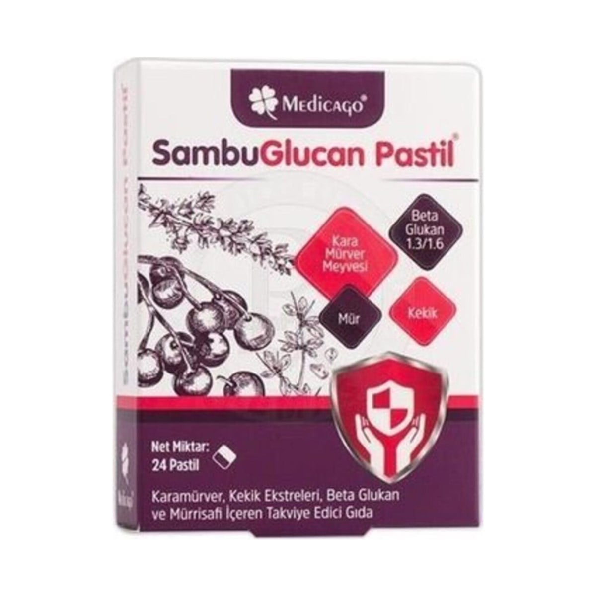 MEDİCAGO Medicago SambuGlucan 12 Pastil