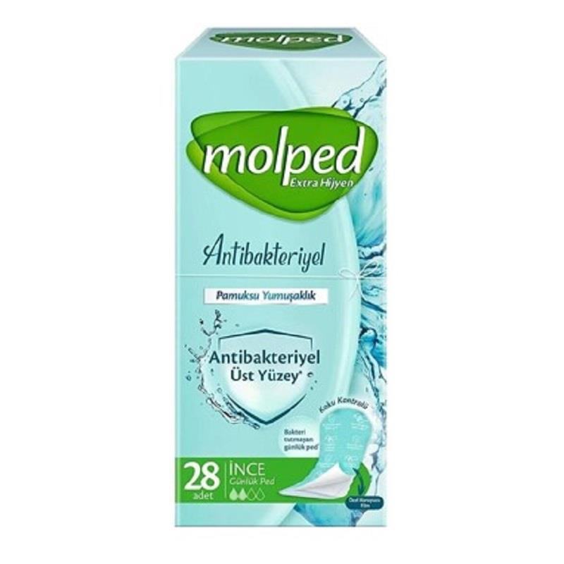 Molped Molped Antibakteriyel Günlük Ped İnce 28'li