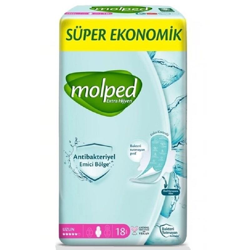 Molped Molped Hijyenik Ped Extra Hijyen Uzun 18'li
