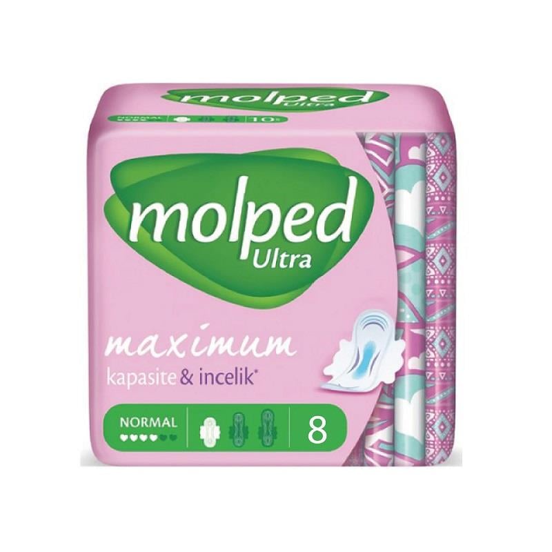 Molped Molped Ultra Kuruluk Normal Hijyenik Ped 8'li