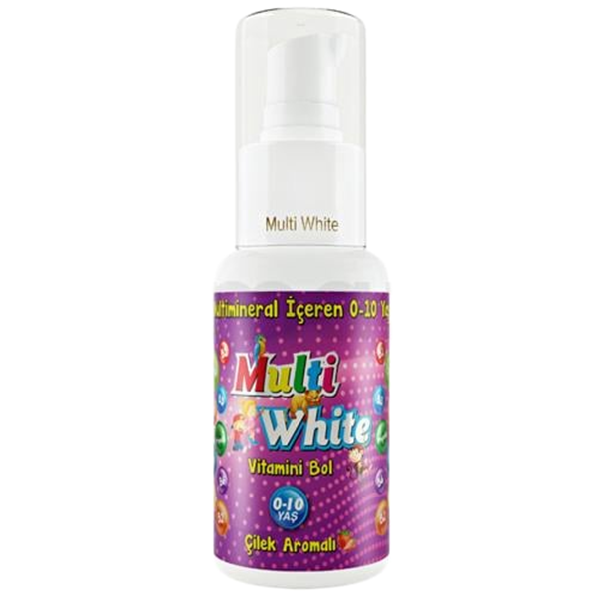 Multi White Multi White 0-10 Yaş Çocuk Çilekli Diş Macunu 50 ml