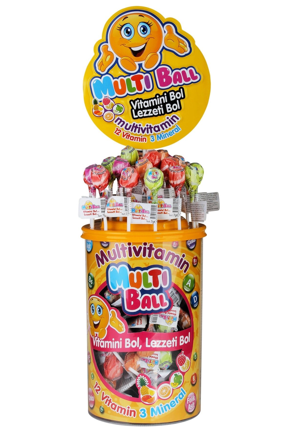 Multiball Multiball Lolipop Multivitamin 150'li