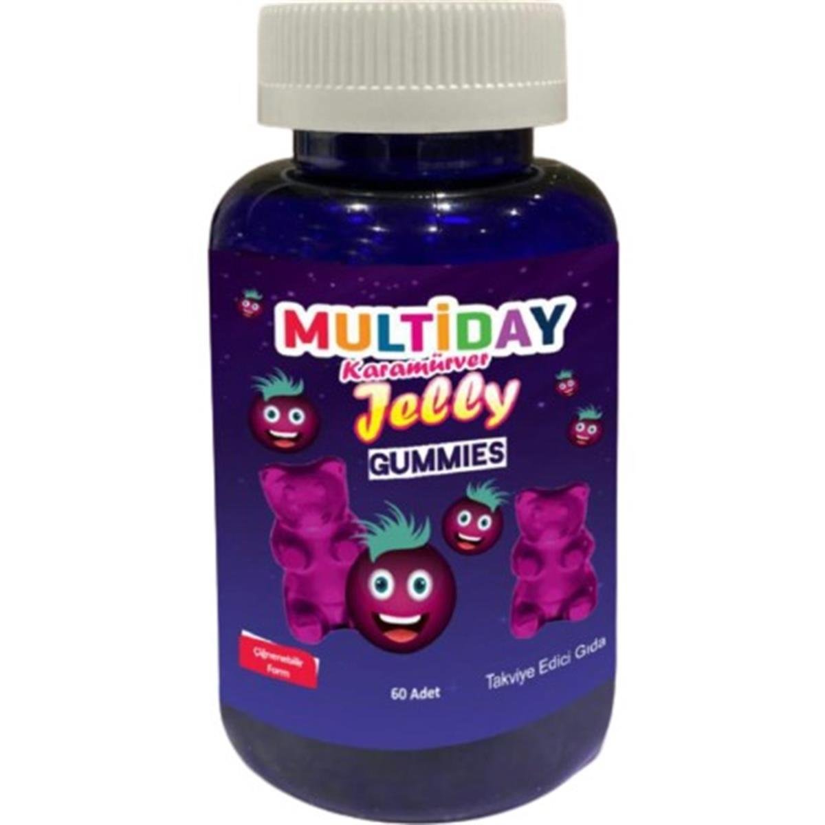 MULTİDAY Multiday Karamürver Jelly Gummies 60'lı