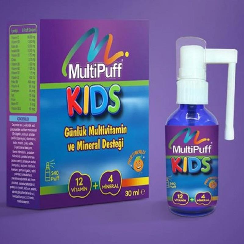 Multipuff Multipuff Kids Multivitamin Sprey 30 ml