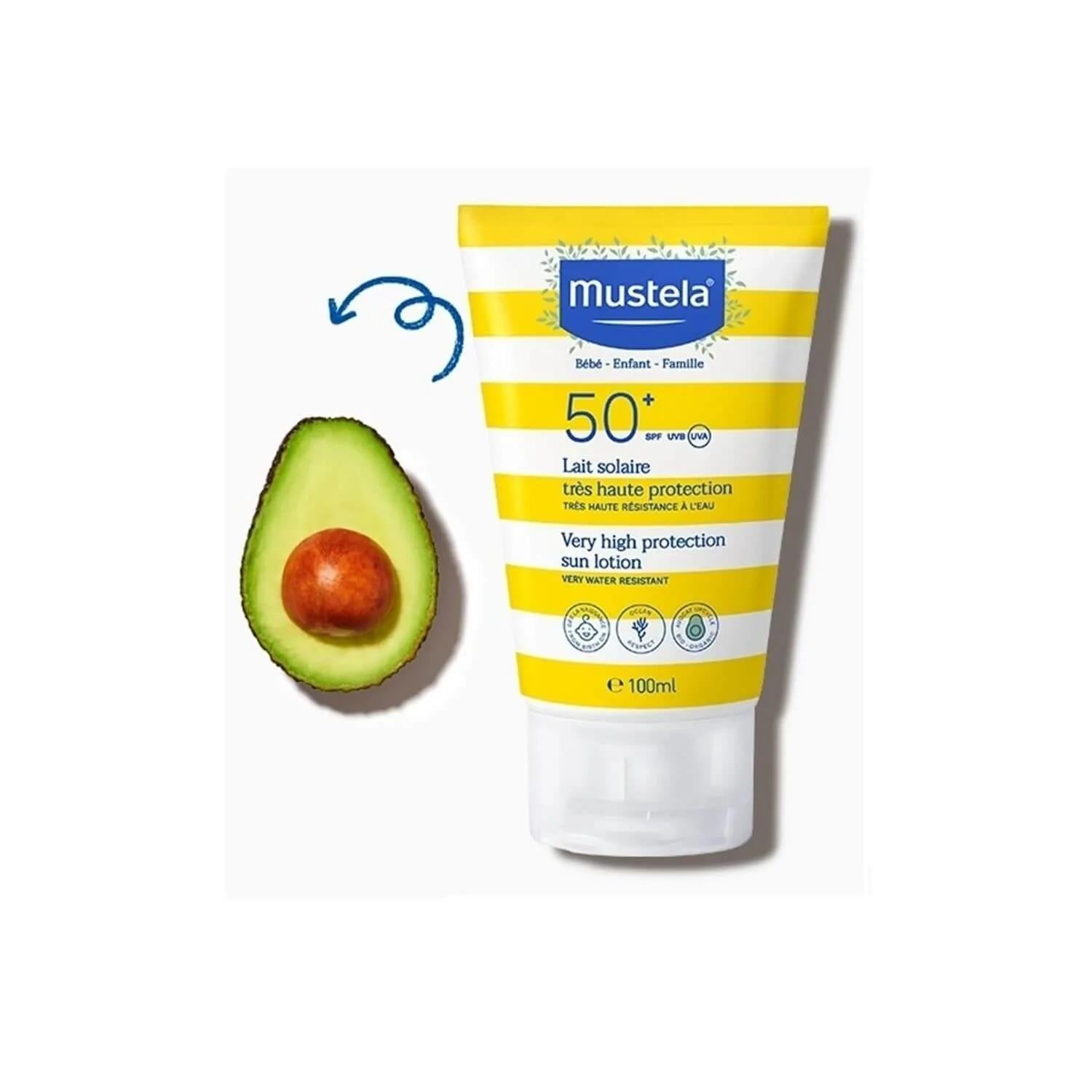 Mustela Mustela Yüksek Koruma Faktörlü Güneş Losyonu Tüm Aile İçin SPF50+ 100 ml