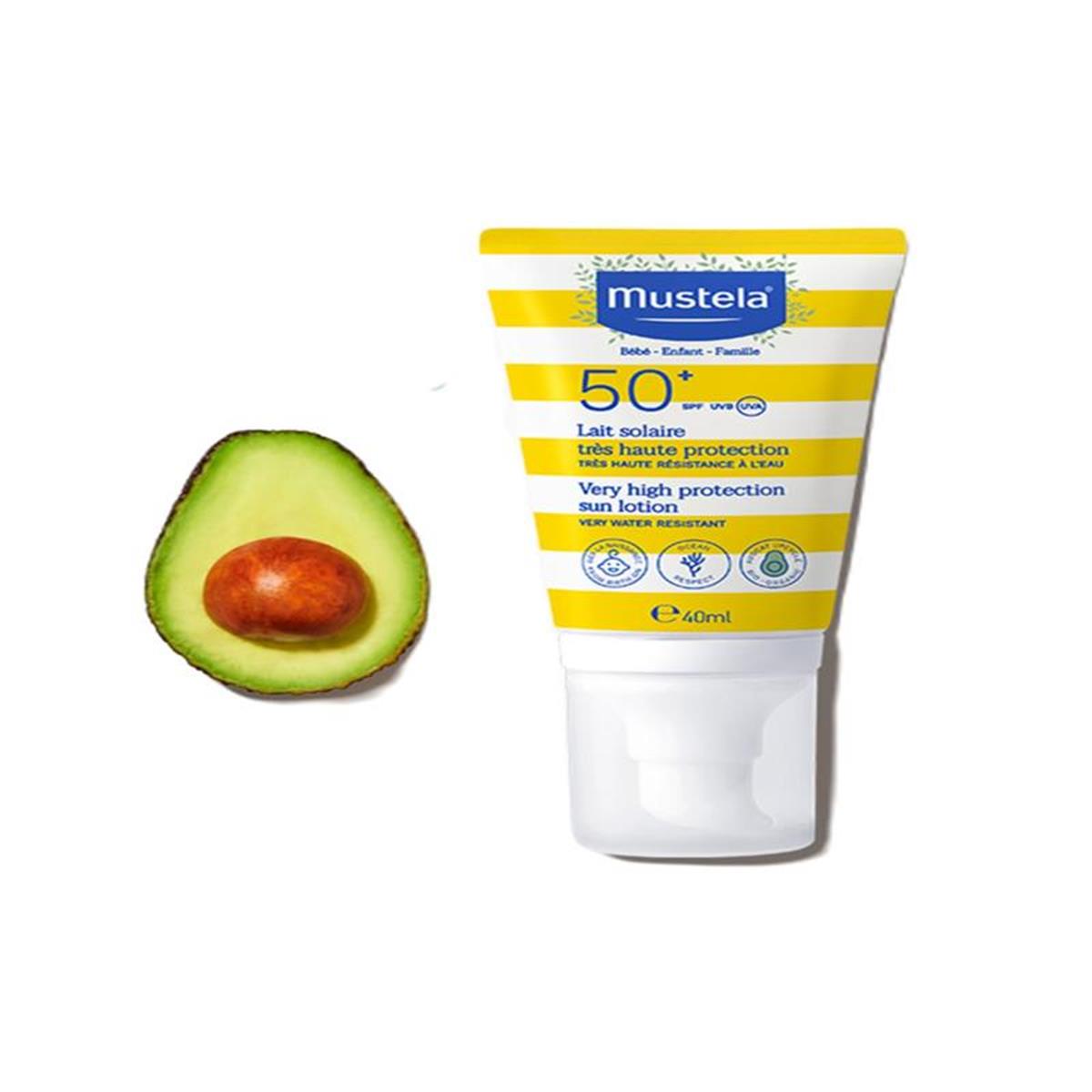 Mustela Mustela Yüksek Koruma Faktörlü Güneş Losyonu Tüm Aile İçin SPF50+ 40 ml