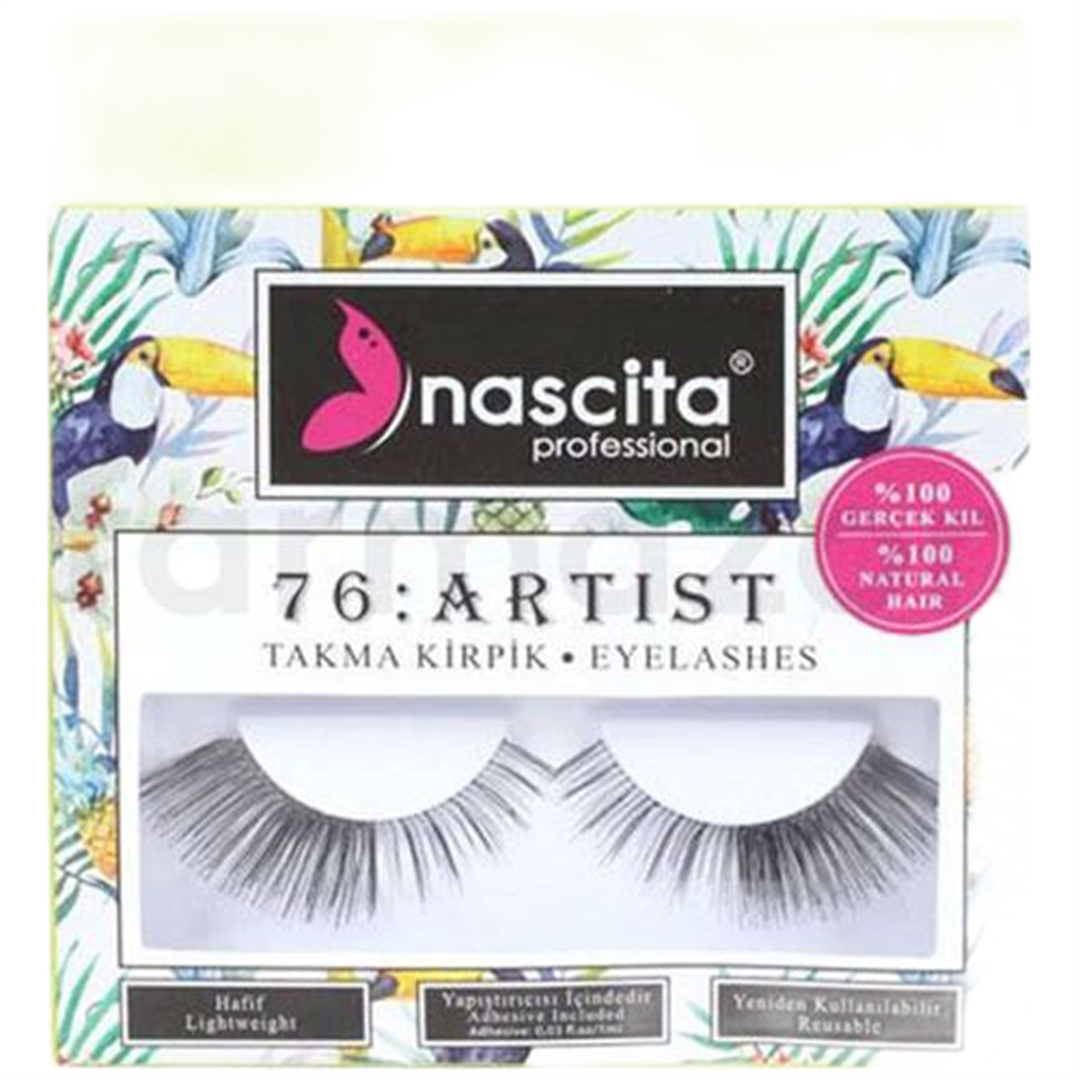 Nascita Nascita Artist Takma Kirpik (%100 Gerçek Kıl) No: 76