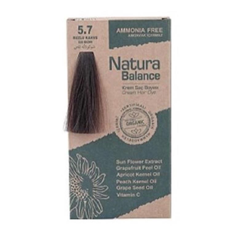 Natura Balance Natura Balance Organik Krem Saç Boyası 60 ml - 5.7 Buzlu Kahve