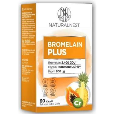 Natural Nest Naturalnest Bromelain Plus 60 Kapsül
