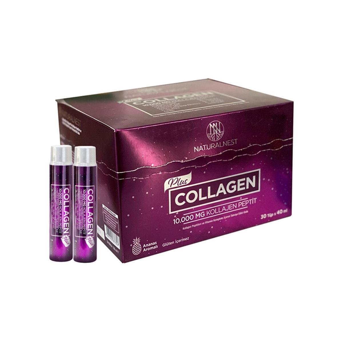 Naturalnest Naturalnest Collagen Plus Kollajen Peptitleri ve Vitamin Kompleks 30 x 40 ml