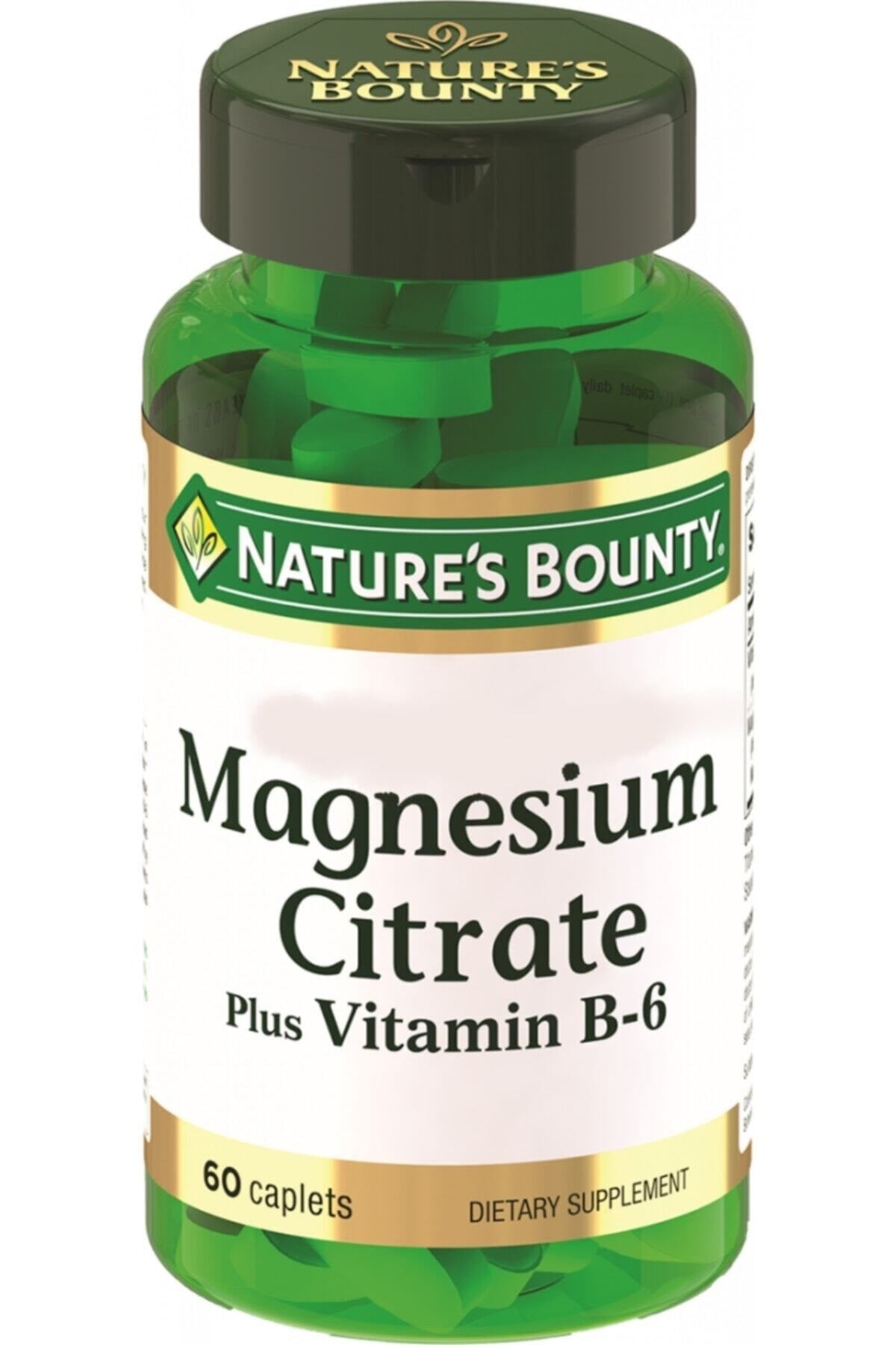 Nature's Bounty Nature's Bounty Magnesium Citrate Plus Vitamin B-6 60 Tablet