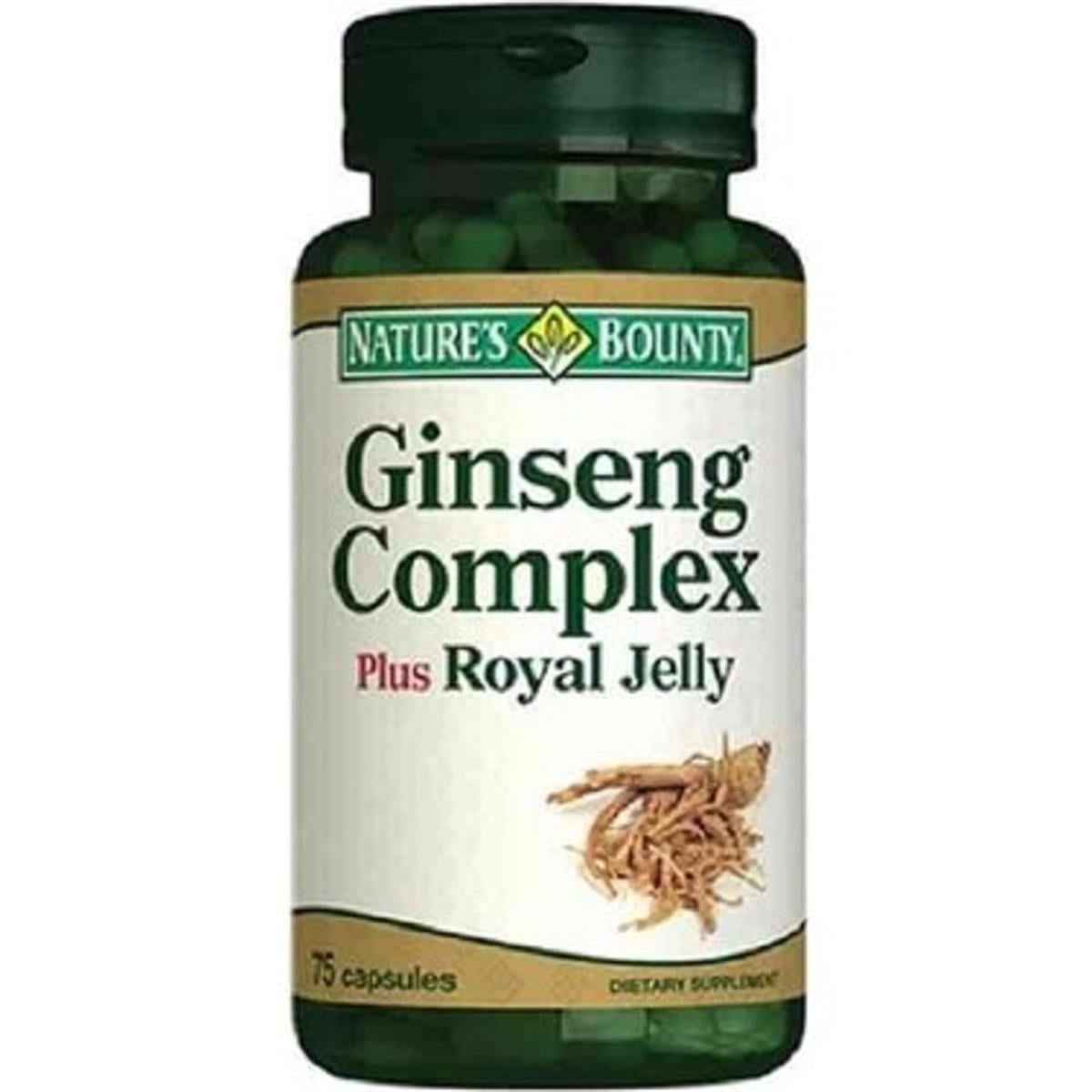 NATURE'S Nature's Bounty Ginseng Complex Plus Royal Jelly 75 Kapsül