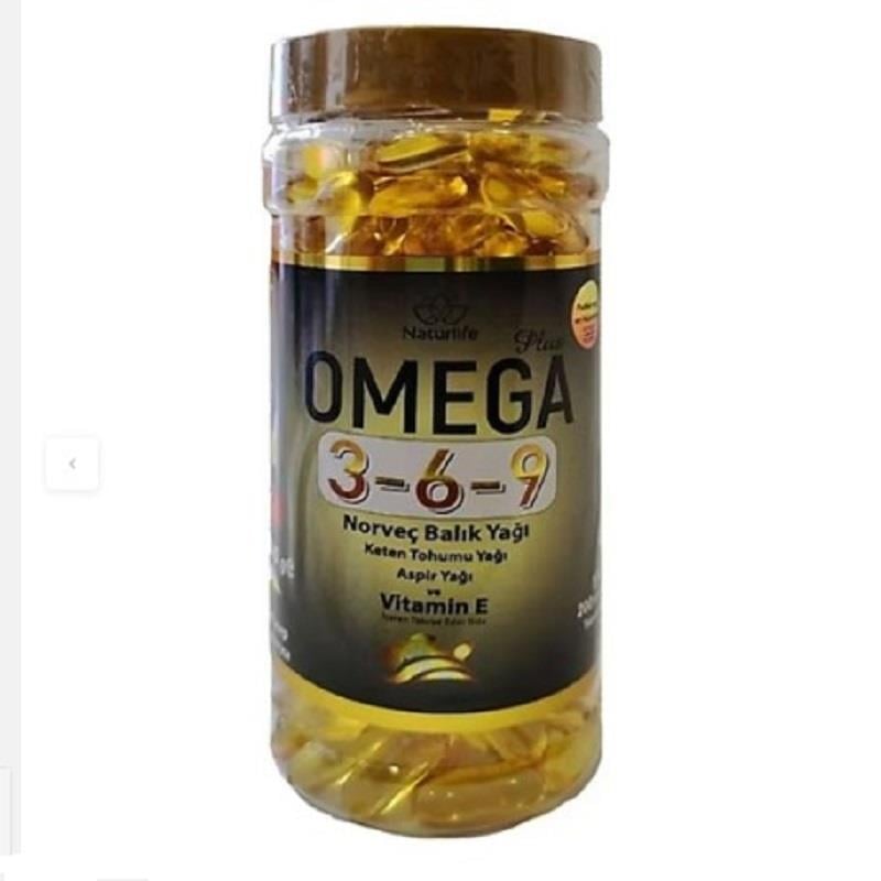NATURLİFE Naturlife Omega 3-6-9 200 Kapsül