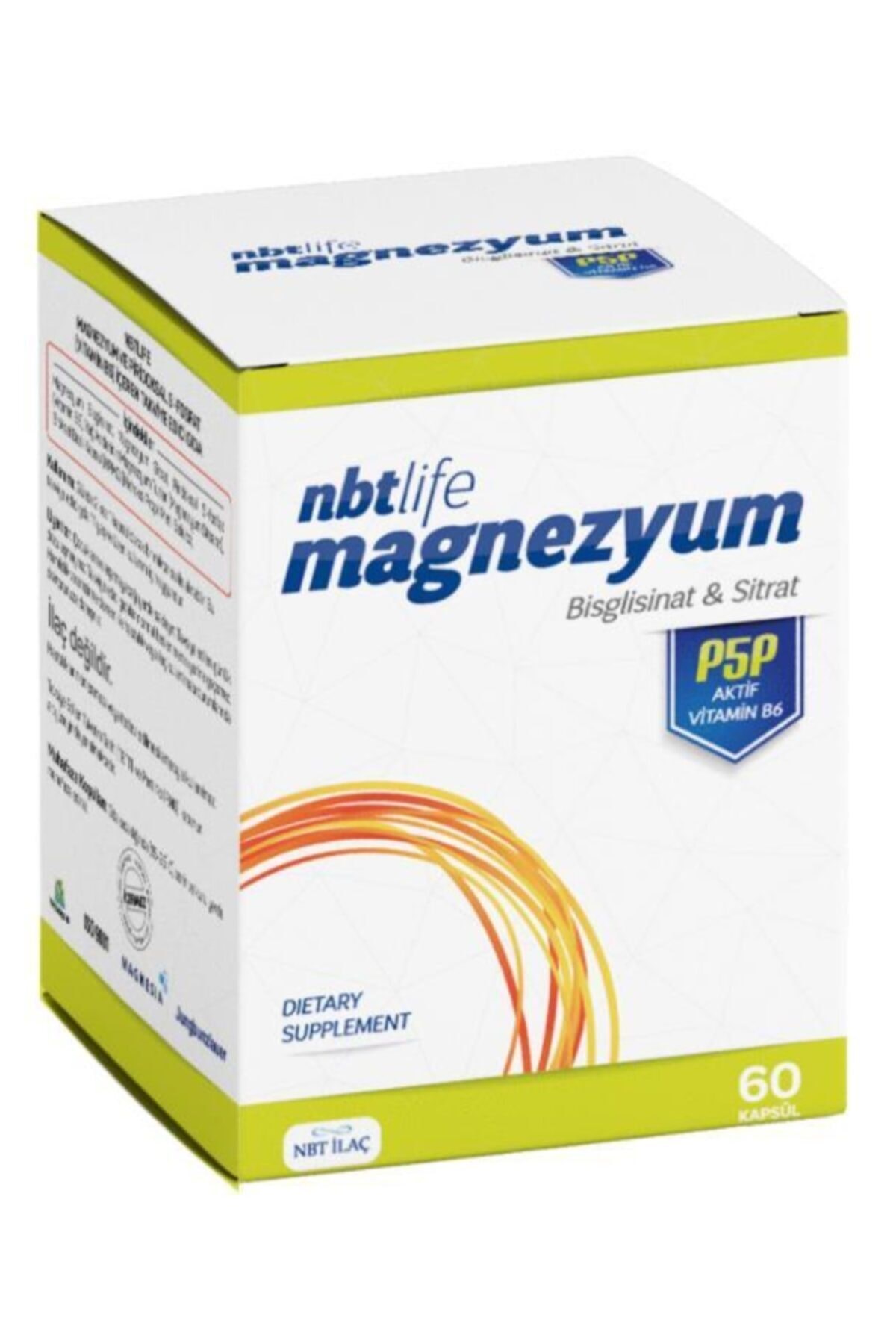 NBT Life NBT Life Magnezyum Bisglisinat ve Sitrat 60 Kapsül