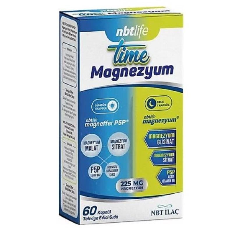 Nbt Nbt Life Time Magnezyum 60 Kapsül