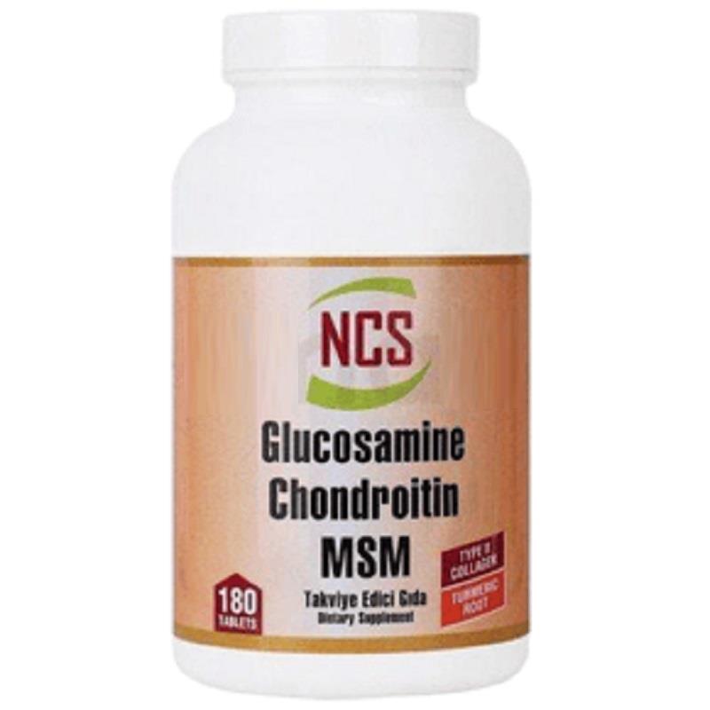 NCS Ncs Glukozamin Chondroitin MSM Kollajen Turmeric 180 Tablet