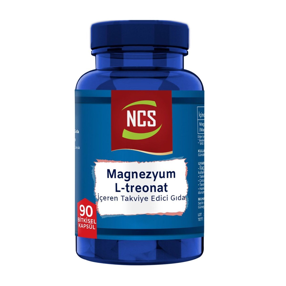 NCS NCS L-Treonat Magnezyum 90 Kapsül