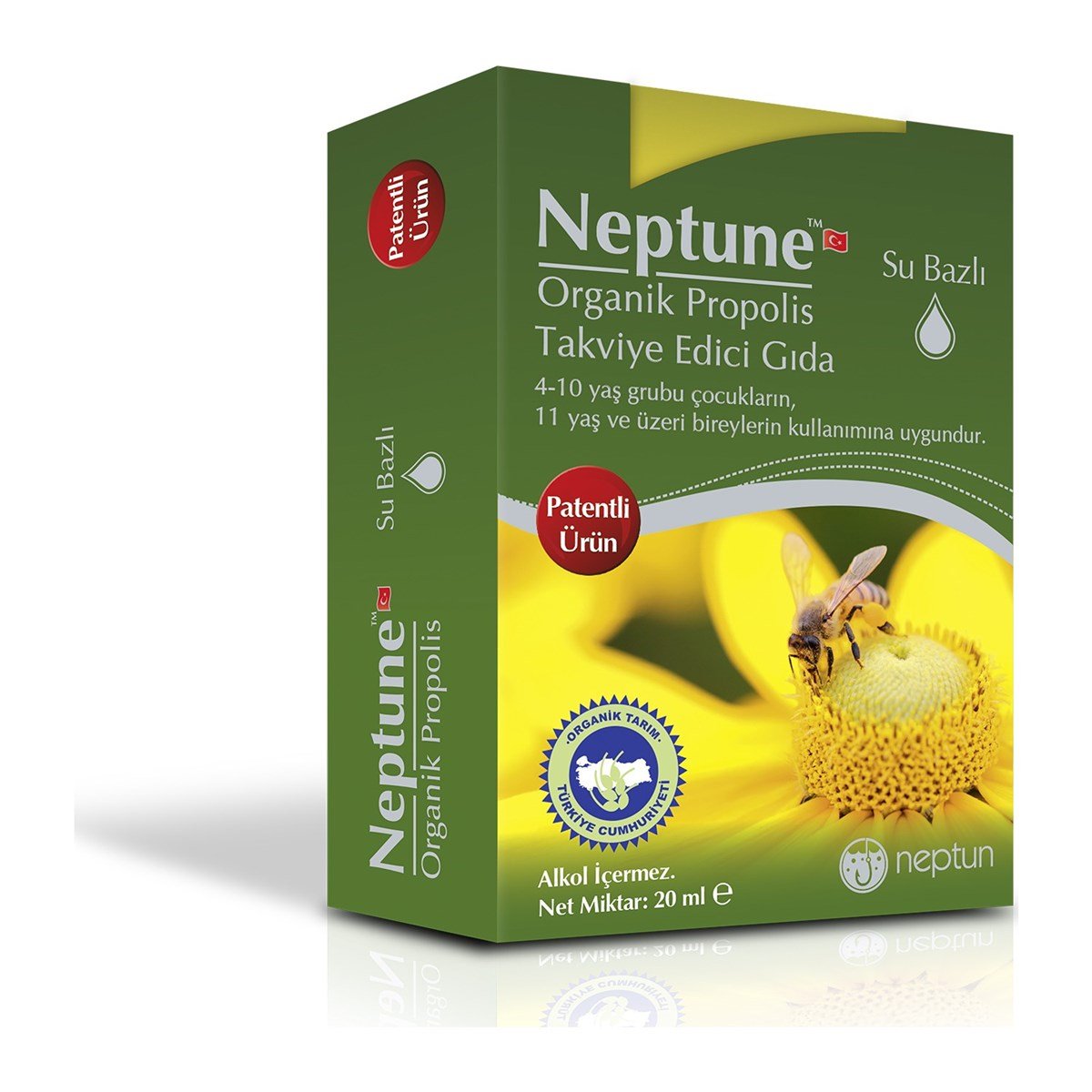 NEPTUNE Neptune Organik Propolis Damla 20 ml