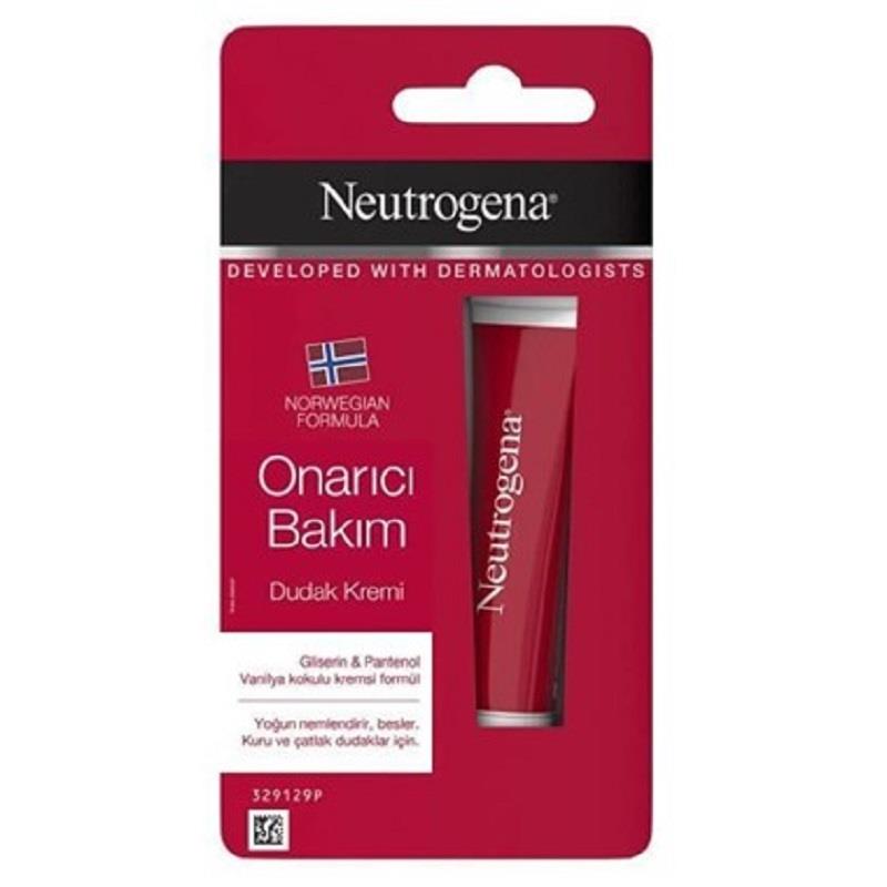 Neutrogena Neutrogena Kuru ve Çatlamış Dudaklar İçin Onarıcı Bakım Kremi 15 ml