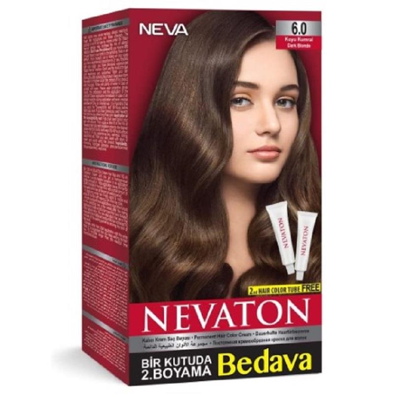 Nevaton Nevaton Kalıcı Krem Saç Boyası 6.0 Koyu Kumral