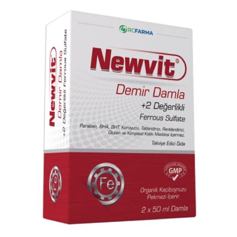 Newvit Newvit Demir Damla 2x50 ml