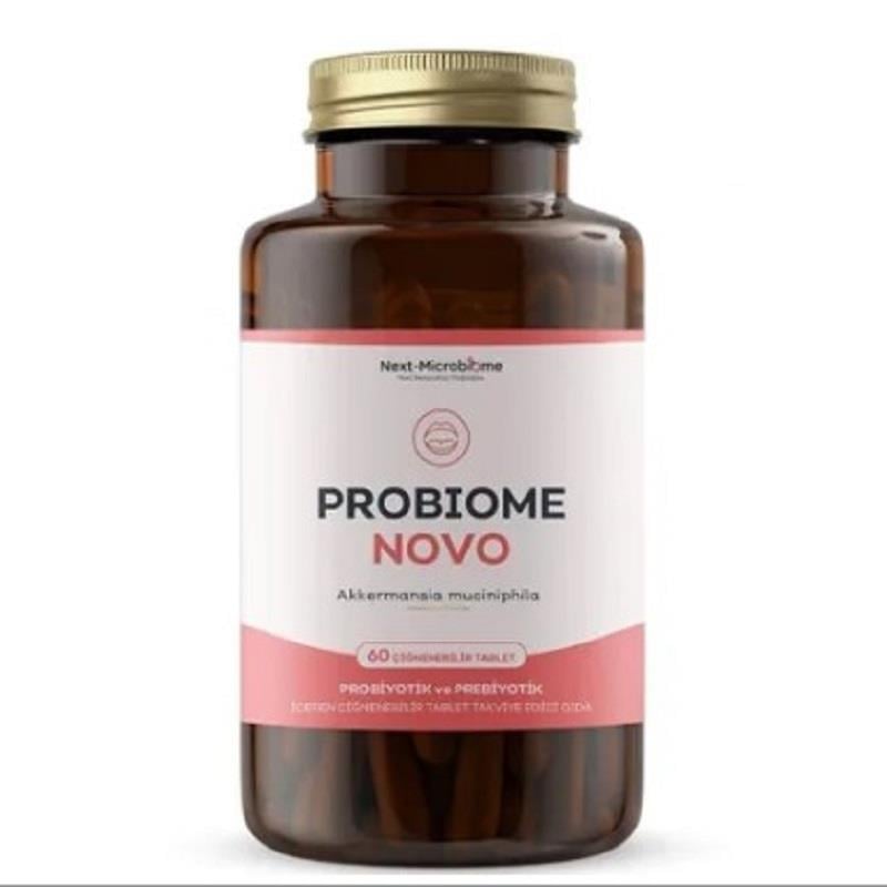 Next-Microbiome Next-Microbiome Probiome-Novo Probiyotik ve Prebiyotik 60 Çiğnenebilir Tablet