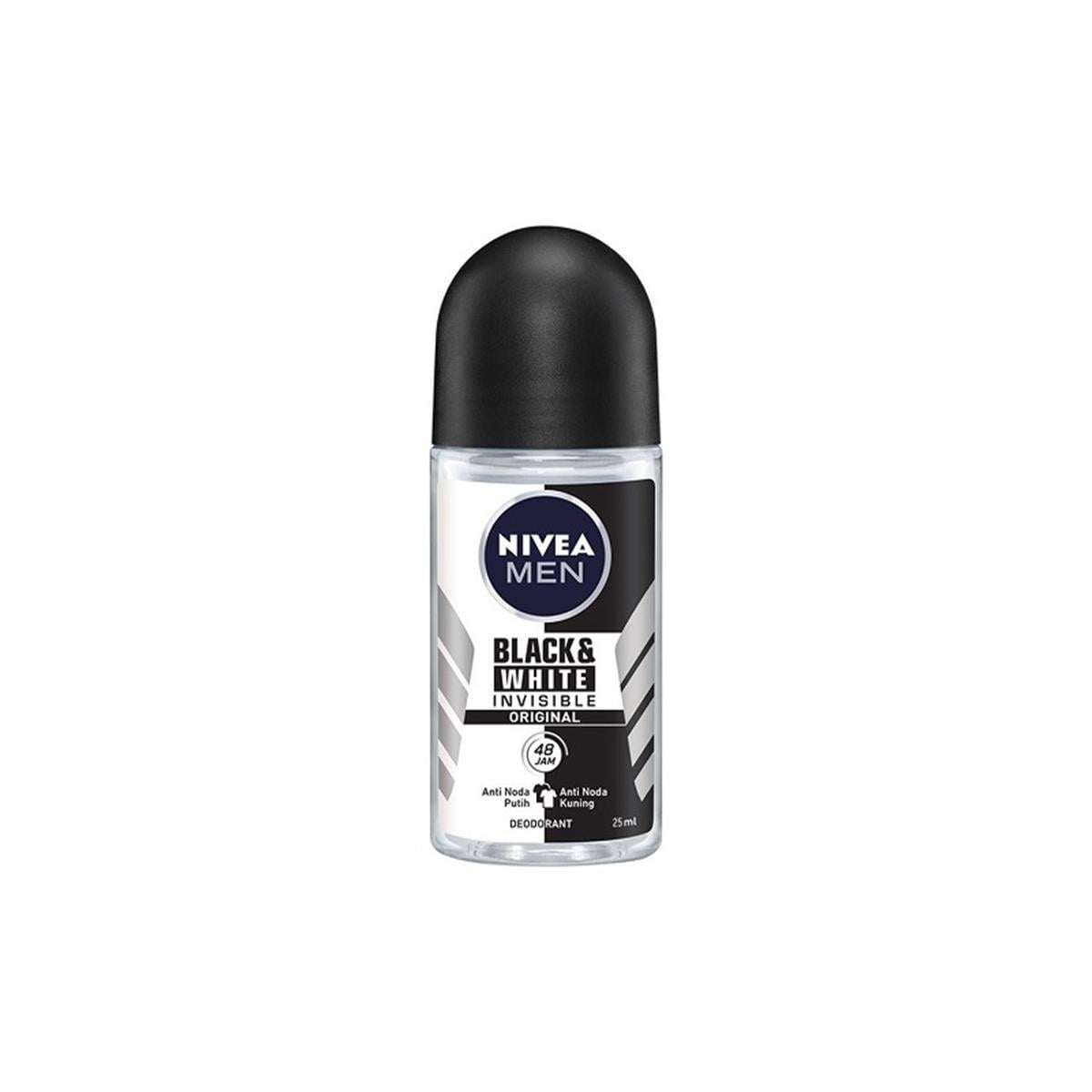 NİVEA Nivea Black & White Invisible Roll-On For Men 25 ml