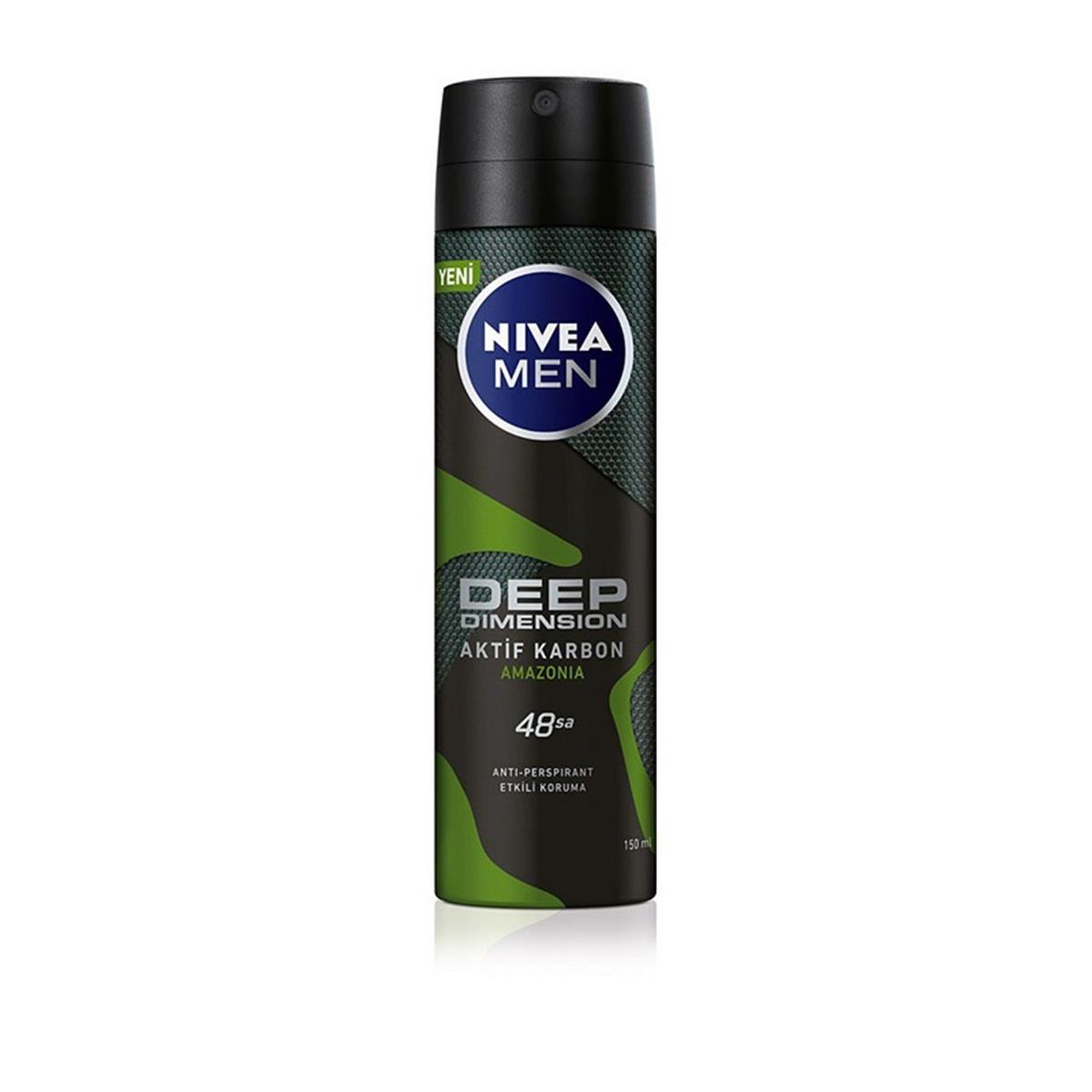 NİVEA Nivea Deo Sprey Deep Amazonia For Men 150 ml