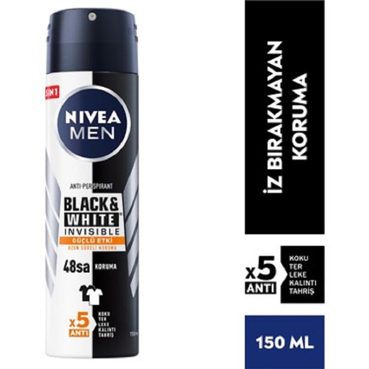 NİVEA Nivea Men Black & White Güçlü Etki 150 ml
