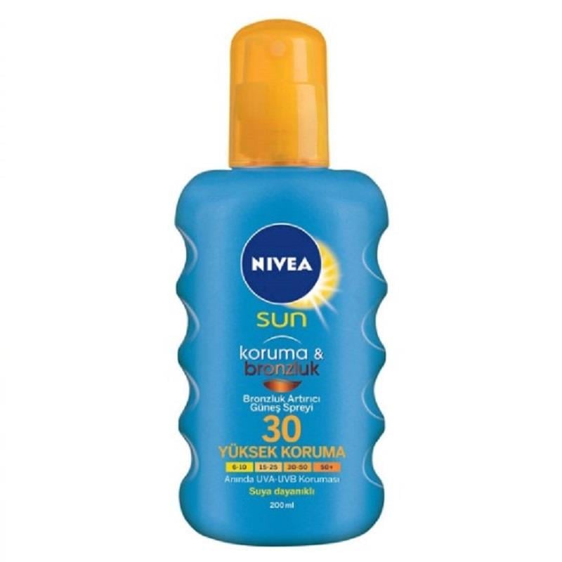 Nivea Nivea Sun Güneş Spreyi Koruma & Bronzluk SPF30 200 ml