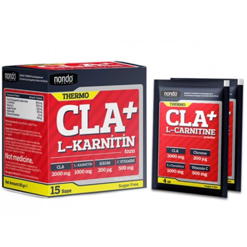 NONDO Nondo Thermo Cla + L-karnitin Tozu 15 Saşe