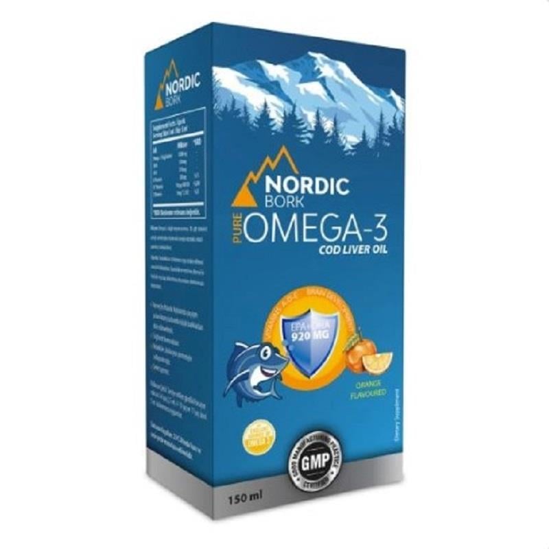 Nordic Bork Nordic Bork Omega-3 Şurup 150 ml