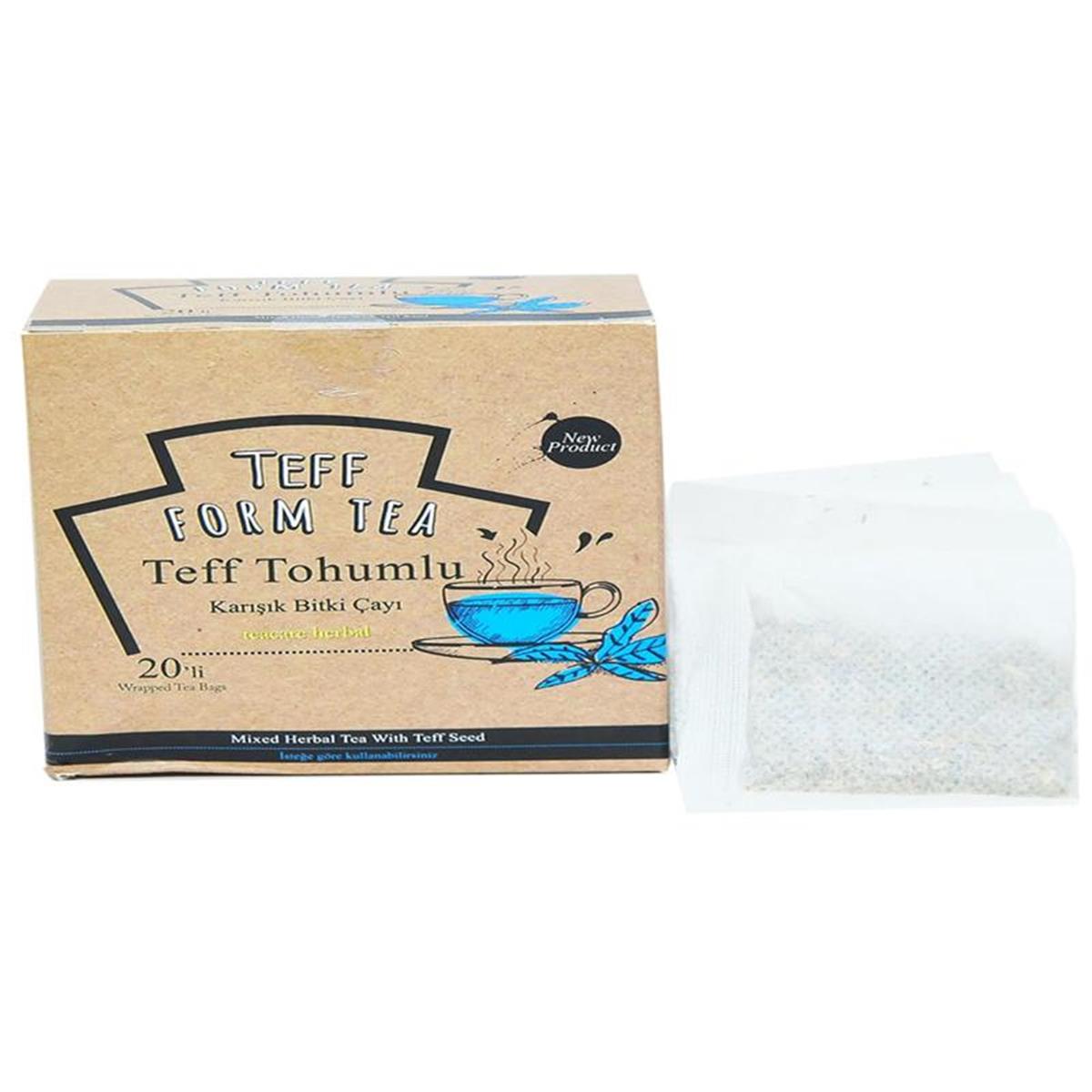 Nurse Harvey's Nurs Teff Tohumlu Karışık Bitki Çayı 20 Süzen Poşet