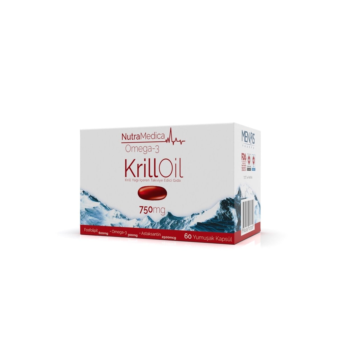 NUTRA Nutra Medica Krill Oil 750 mg 60 Kapsül