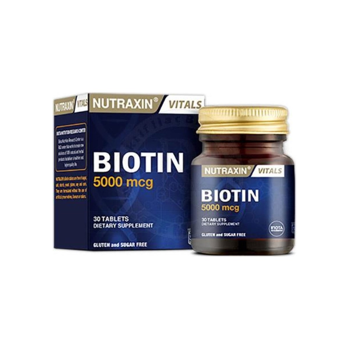 Nutraxin Nutraxin Biotin 5000 mg 30 Tablet