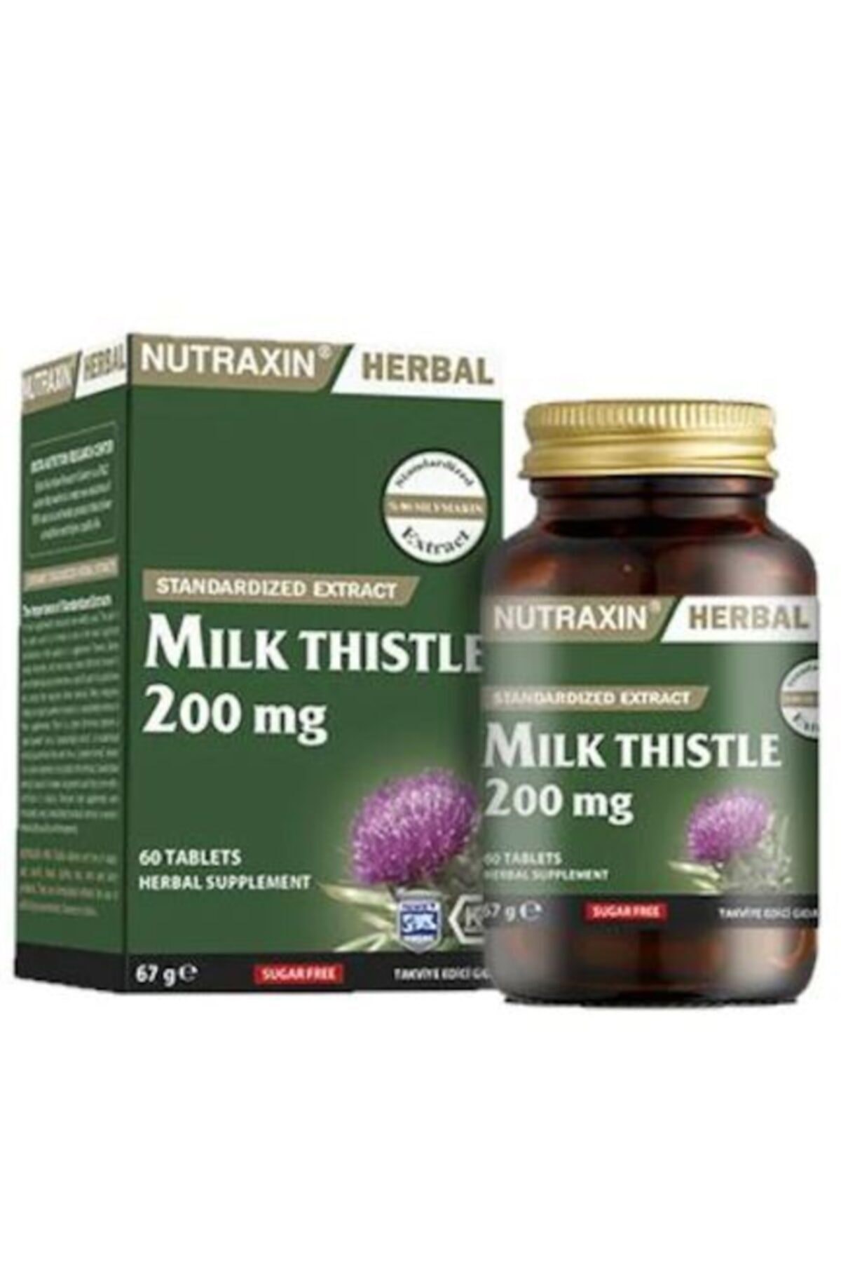 NUTRAXİN Nutraxin Milk Thistle 60 Tablet