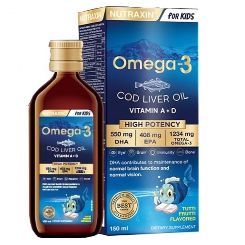 Nutraxin Nutraxin Omega 3 Şurup Karışık Meyve Aromalı 150 ml