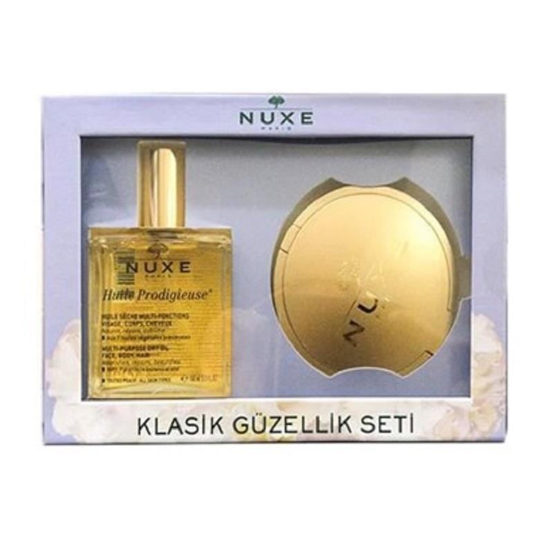 Nuxe Nuxe Klasik Güzellik Seti - Kuru Yağ 100 ml + Kompakt Pudra 25 ml