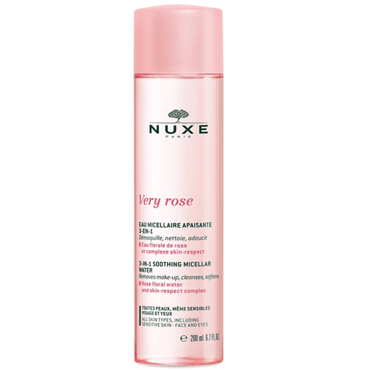 NuxeNuxe Very Rose Soothing Micellar Water 3 in 1 200 Ml