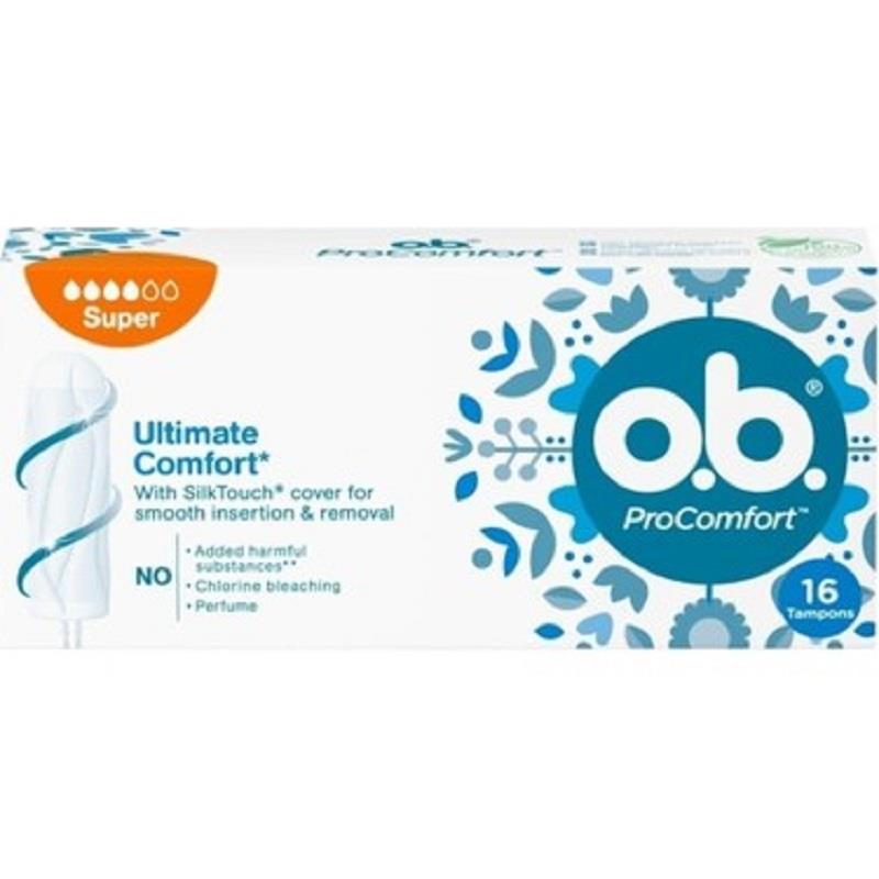 O.B. O.B ProComfort Ultimate Tampon Süper Plus 16'lı
