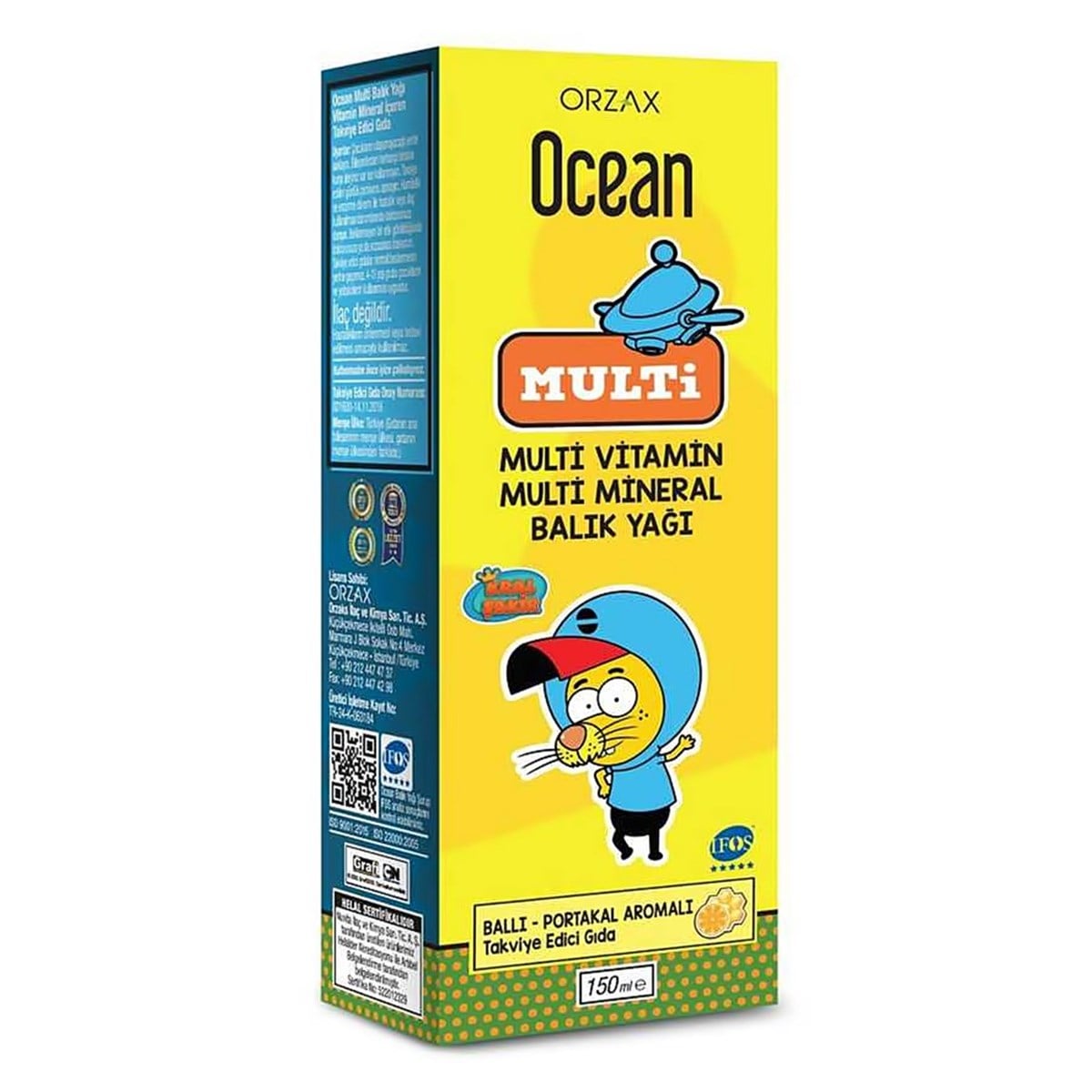 Ocean multi multivitamin multi mineral balık yağı