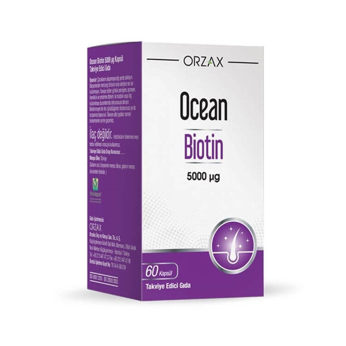 Ocean Ocean Biotin 5000 mcg 60 Kapsül