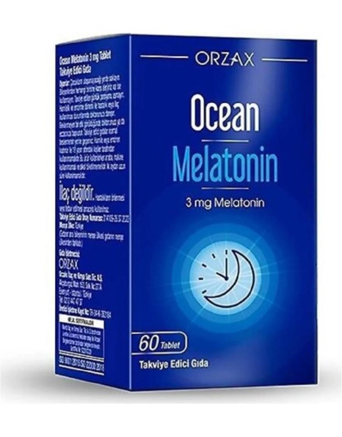 OCEAN Ocean Melatonin 3 mg 60 Tablet