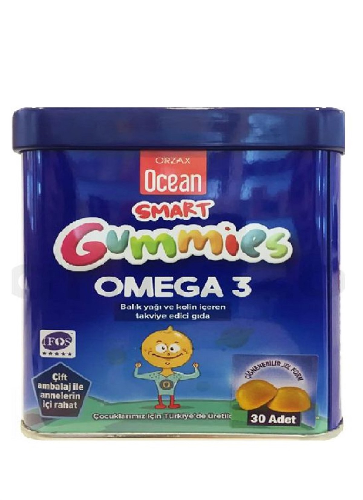 OCEAN Ocean Smart Gummies Omega 3 30'lu