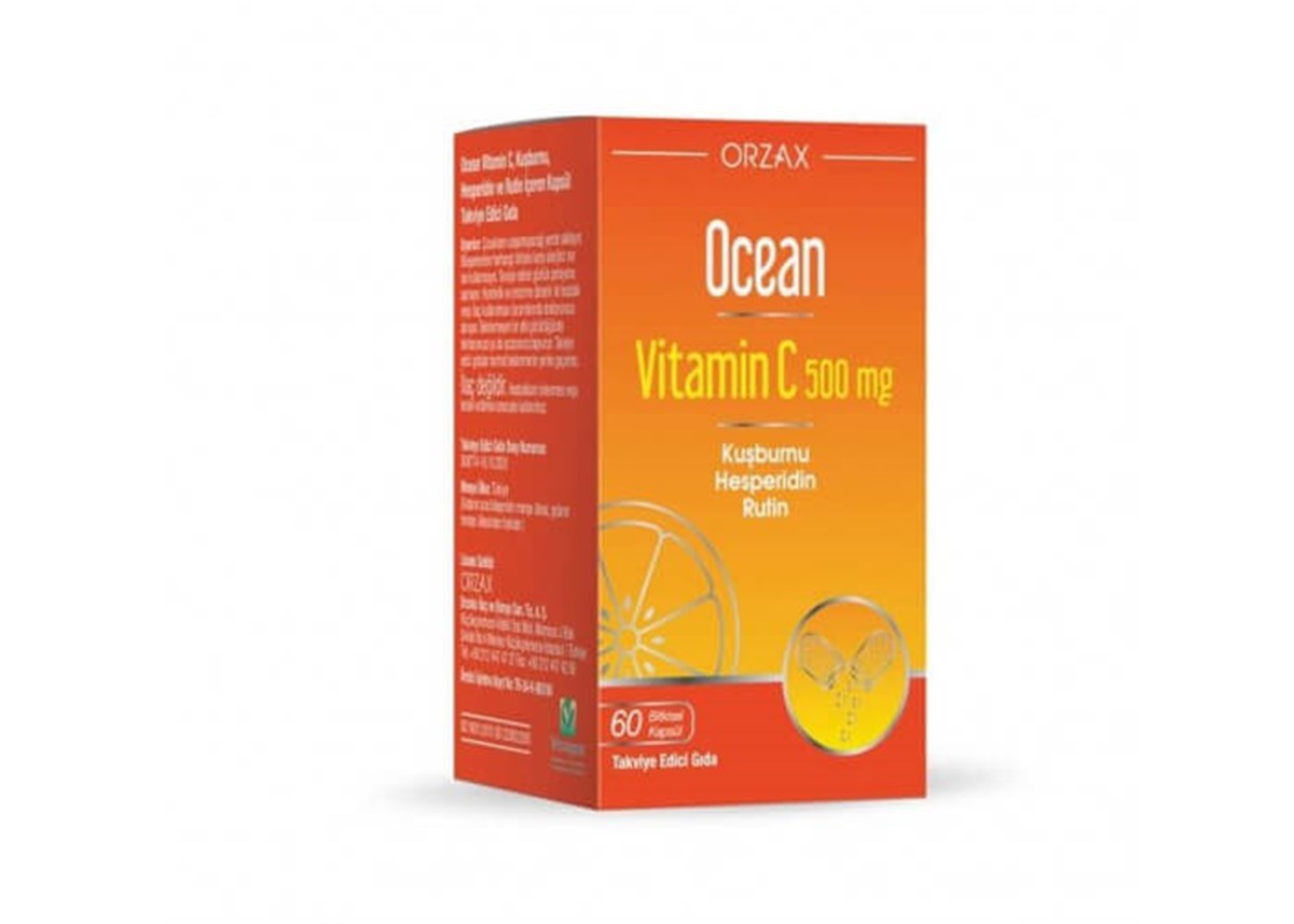 Ocean Ocean Vitamin C 500 mg 60 Kapsül