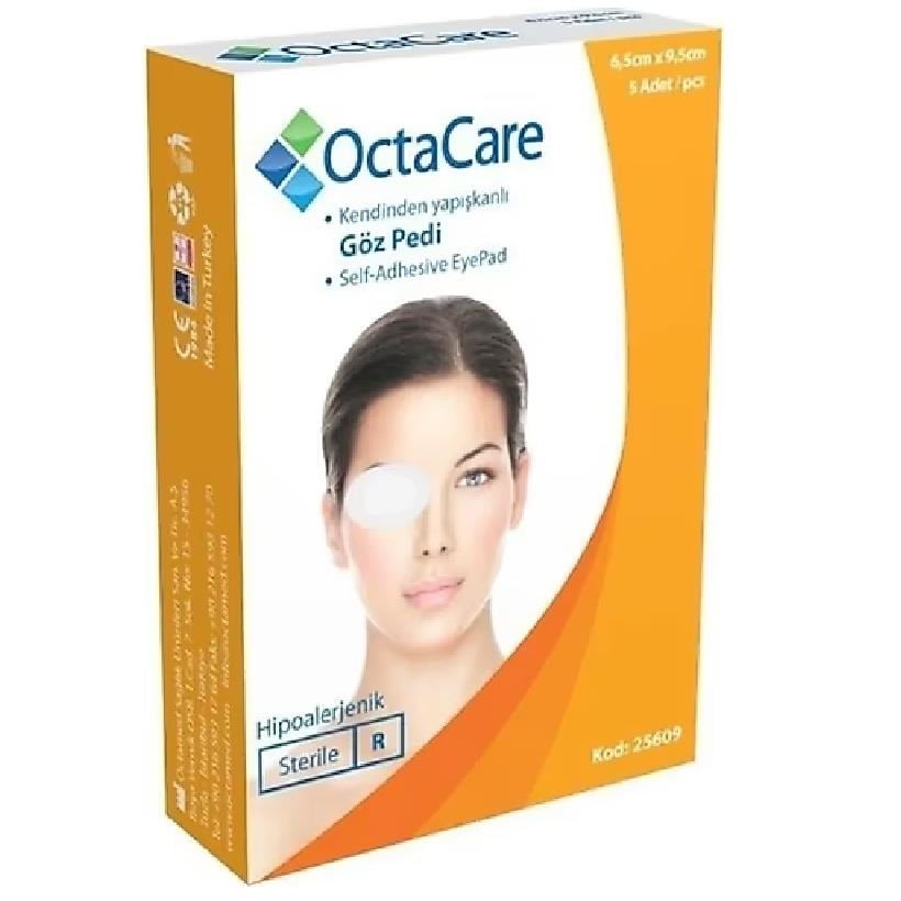 Octacare Octacare Yapışkanlı Göz Pedi 5'li