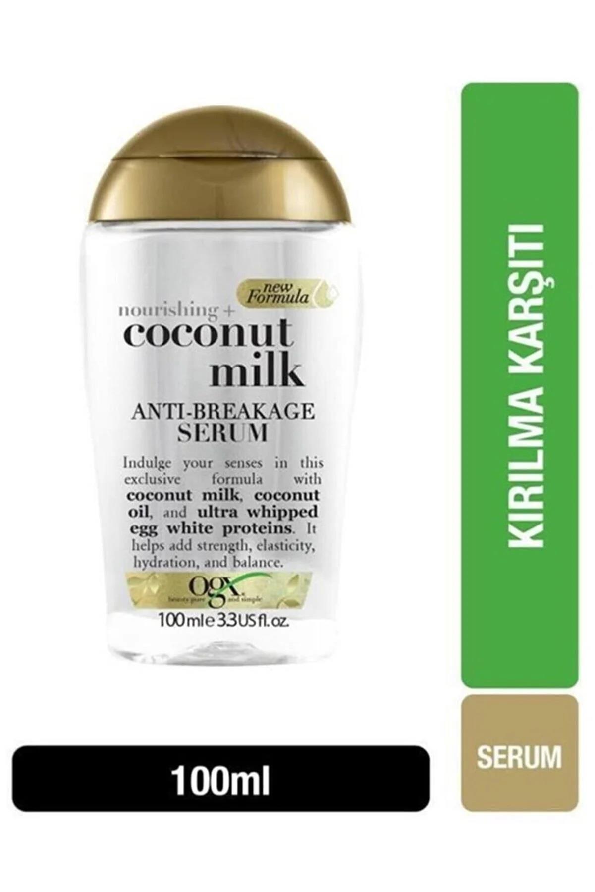 OGX OGX Saç Serumu Coconut Milk Hindistan Cevizi Sütü Kırılma Karşıtı 100 ml