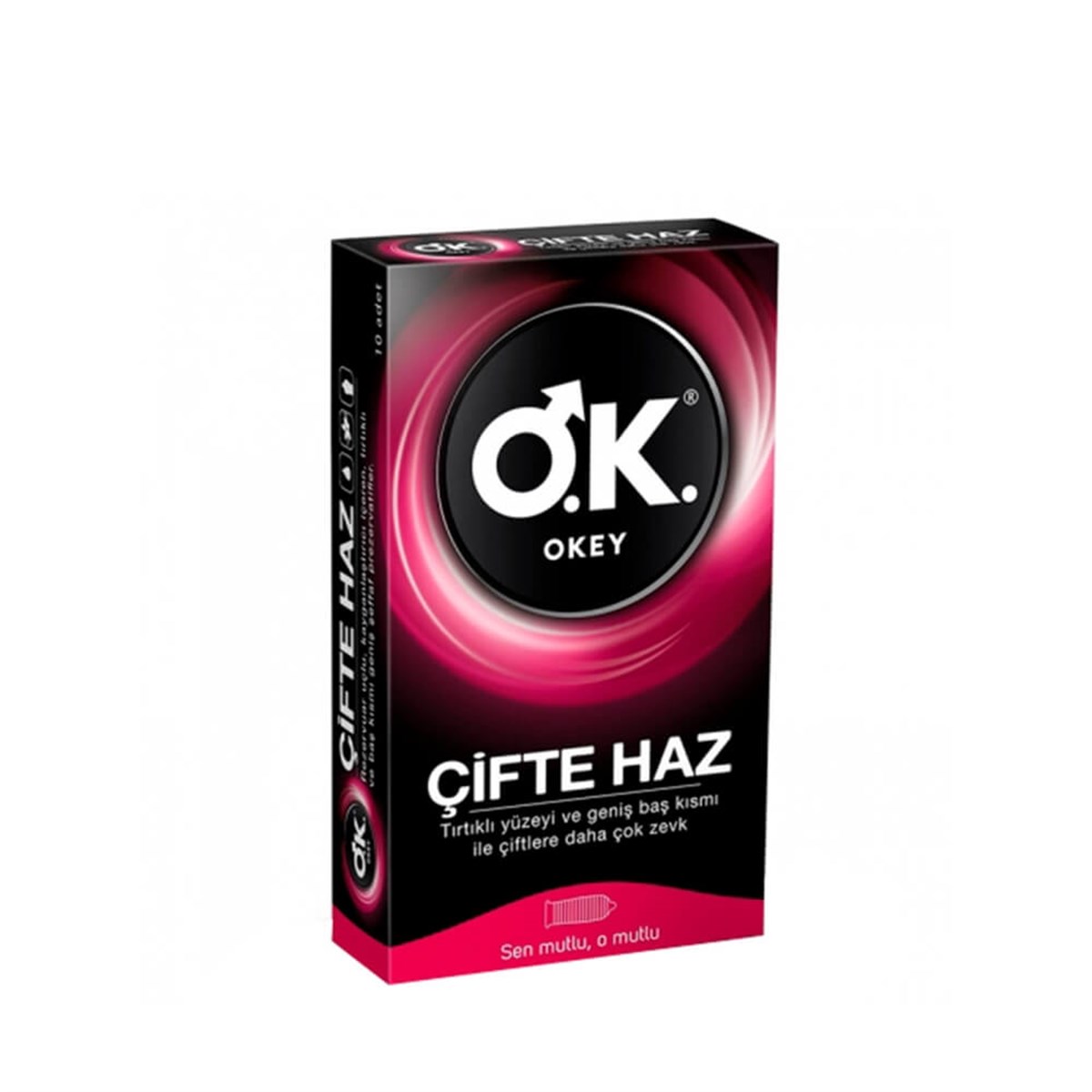 Okey Okey Çifte Haz Prezervatif 10'lu