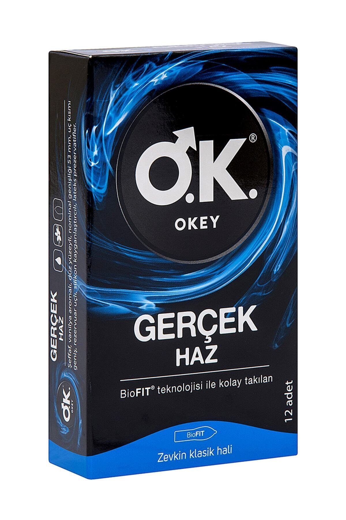 Okey Okey Gerçek Haz Prezervatif 12'li